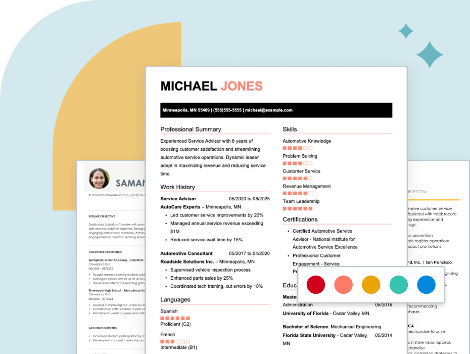 Resume templates built to pass ATS systems