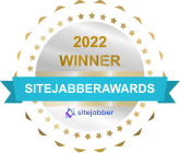 2022 Winner SiteJabber Awards