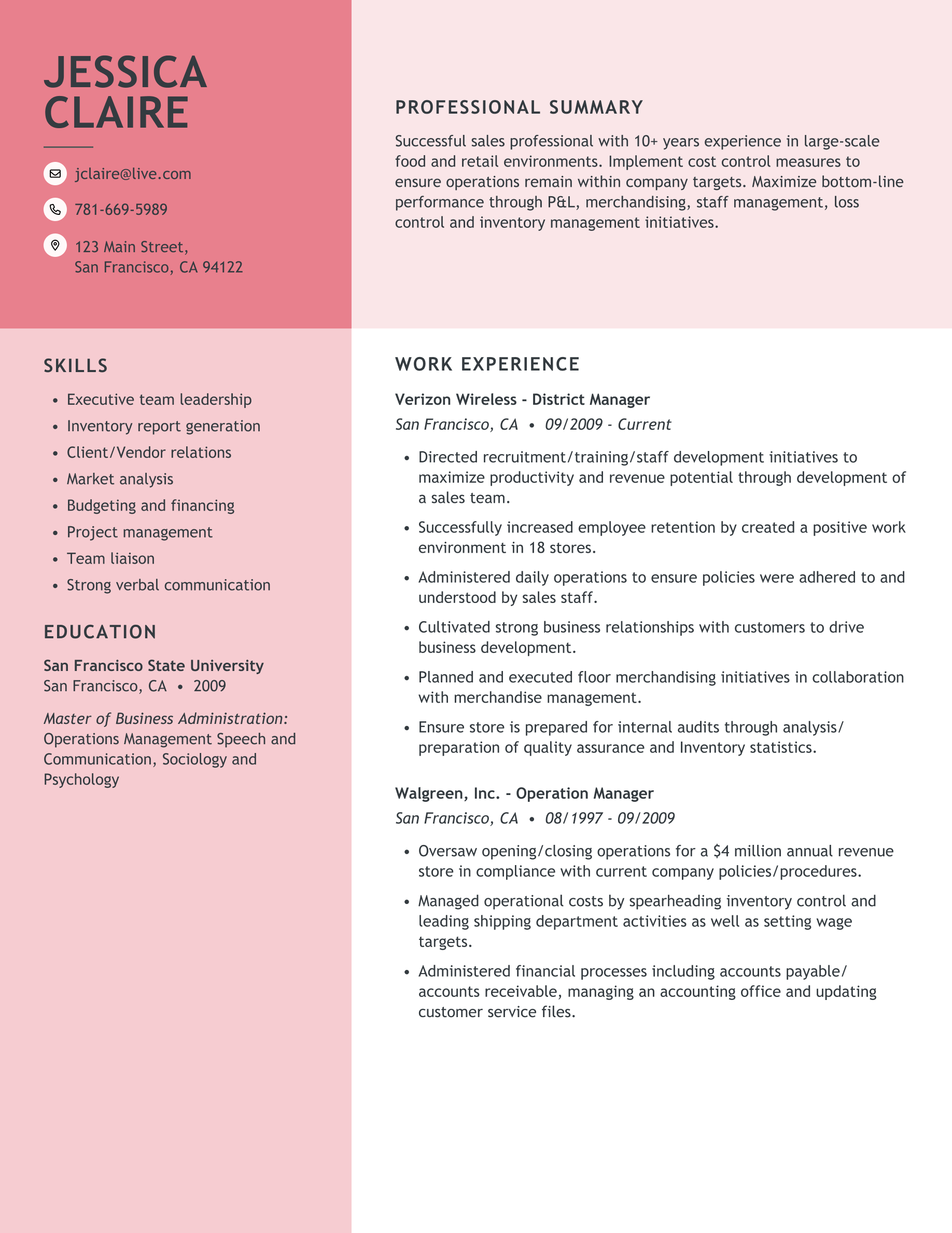 Resume Red